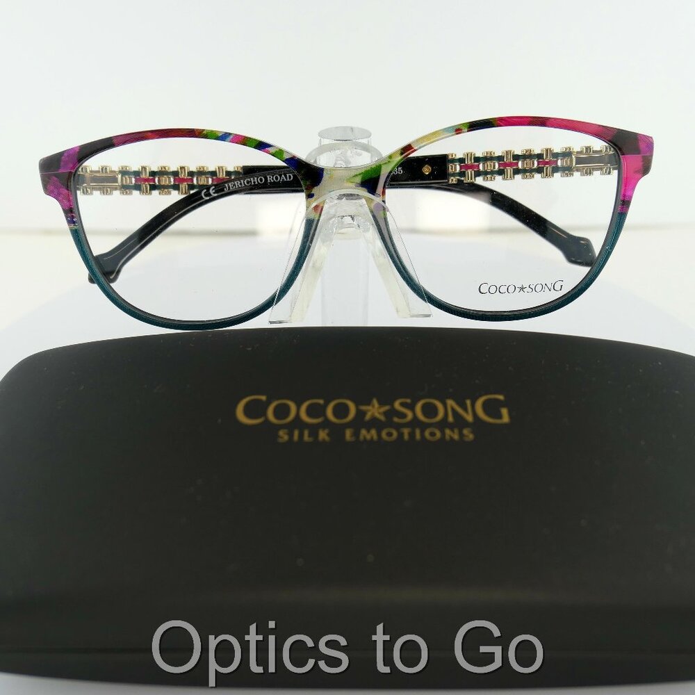 COCO SONG CV 235 (C:1) TEAL / PINK  53-16-135 EYEGLASS FRAMES